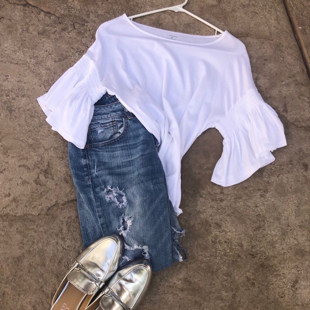 NORDSTROM BELL SLEEVE cotton tee NWT